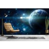 Outer Space & Planet Earth Wall Mural Wallpaper