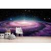 Purple Galaxy Spiral Outer Space Wall Mural Wallpaper