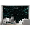 Hyperspace Space Galaxy Wall Mural Wallpaper