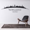 Newcastle Skyline UK City Wall Sticker