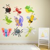 Fun Insects Butterfly Bee Wall Sticker