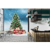 Christmas Tree & Presents Wall Mural Wallpaper