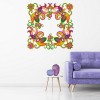 Floral Frame Arabian Style Wall Sticker