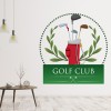 Golf Club Pitch Putt Wall Sticker