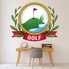 Golf Club Hole In One Wall Sticker