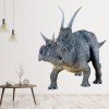 Grey Triceratops Dinosaur Wall Sticker