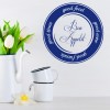 Bon Appetit Food Drink Quote Wall Sticker