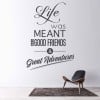 Friends And Adventures Travel Quote Wall Sticker