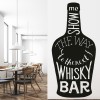 The Whisky Bar Alcohol Quote Wall Sticker