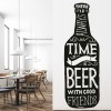 Beer And Friends Alcohol Quote Wall Sticker
