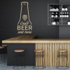 Craft Beer Sold Here Alcohol Drink Wall Sticker