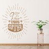 Never Ending Summer Travel Quote Wall Sticker