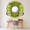 Golf Club Sports Logo Wall Sticker