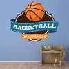 Basketball Sports Logo Wall Sticker