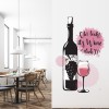 Its Wine O'Clock Quote Wall Sticker