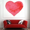 Red Heart Love Wall Sticker