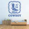 Cowboy Boots Wild West Wall Sticker
