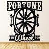 Fortune Wheel Cowboy Western Wall Sticker