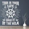 This Is Your Life Sailing Quote Wall Sticker