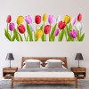 Colourful Tulips Spring Flowers Wall Sticker