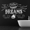 Follow Your Dreams Ocean Sailing Wall Sticker