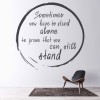 Stand Alone Inspirational Quote Wall Sticker
