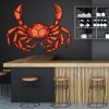 Red Crab Seafood Wall Sticker
