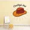 Cowboy Hat Vintage Western Wall Sticker