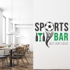 Sports Bar Football Beer Wall Sticker