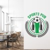 Sports Pub Football Beer Wall Sticker