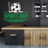 Football Sports Bar Beer Drinks Wall Sticker