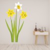 Yellow Daffodils Spring Flowers Wall Sticker