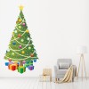 Christmas Tree Presents Baubles Wall Sticker