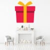 Red Christmas Present Gifts Wall Sticker