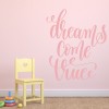 Dreams Come True Fairytale Quote Wall Sticker