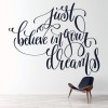 Believe In Your Dreams Fairytale Quote Wall Sticker