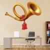 Hunting Horn Sports Wall Sticker