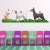 Dog Friends Dalmatian Chiwawa Wall Sticker