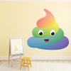 Unicorn Poop Emoji Wall Sticker