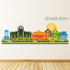 Edinburgh City Skyline Scotland Wall Sticker
