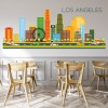 Los Angeles LA USA City Skyline Wall Sticker