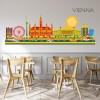 Vienna City Skyline Austria Landmarks Wall Sticker