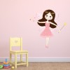 Cute Fairy Girl Fairytale Stars Wall Sticker