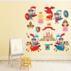 Dragon Knight Kings Castle Wall Sticker Set