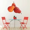 Red Pears Fresh Fruit Wall Sticker