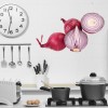 Red Onion Vegetable Wall Sticker