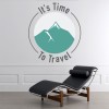 It's Time To Travel Quote Wall Sticker