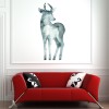 Grey Deer Woodland Animals Wall Sticker