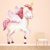 Pale Pink Unicorn Fairytale Wall Sticker