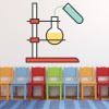 Test Tube Science Experiment Wall Sticker